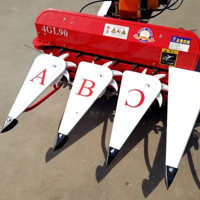 农用水稻小麦收割机 手推式柴油收麦机 小型苜蓿茴香割晒机