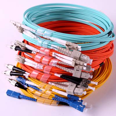 安普康AMPCOM多模光纤跳线LC-LC双芯3米电信级尾纤 厂家支持定制