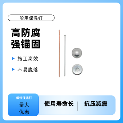 盛钉保温钉3*120船用保温钉 保温钉盖帽抗拉性强