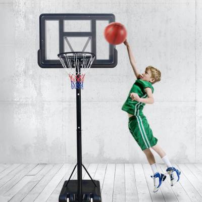 可扣篮室内外小孩儿童成人篮球框家用升降篮球架户外移动标准篮筐