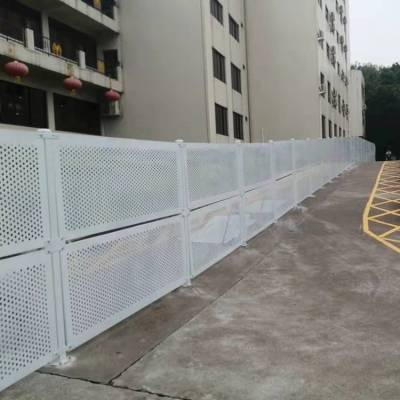 江门市云沁路道路施工镂空围挡 安全隔离广告工程围墙
