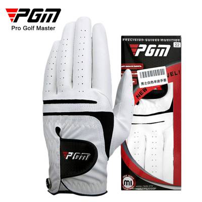 PGM高尔夫球手套羊皮男士运动手套防滑透气单只专业左/右手手套