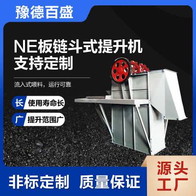 碳钢不锈钢材质NE型板链斗式提升机制造商高温双排链斗提机
