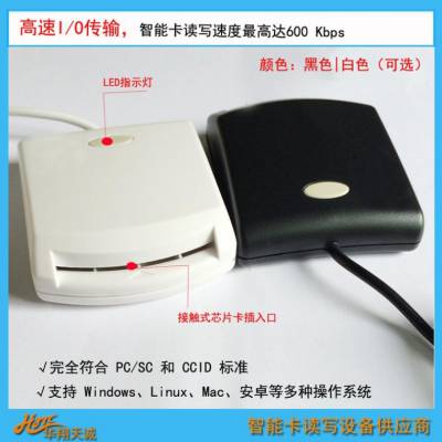 海外DNI身份证阅读器 Smart Card Reader 接触式CPU卡读卡器