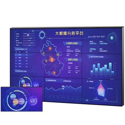 京东方46寸0.88mm液晶拼接屏55/49/65寸LG会议酒吧监控监视器电视墙