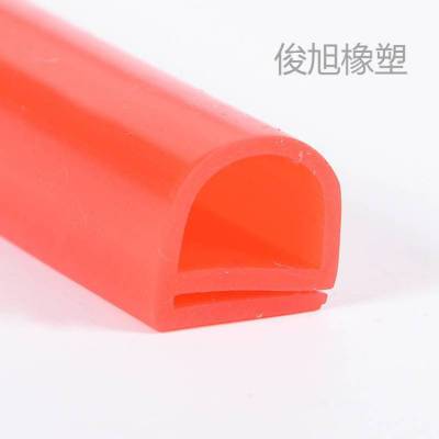 双E型硅胶条e字硅胶条工业耐低温冷库条