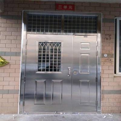 单元门 可定制 不锈钢单元门 工程楼宇单元门 小区单元入户门