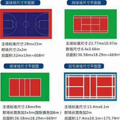 广陵水性eau彩色路面幼儿园小区塑胶地面塑胶篮球场