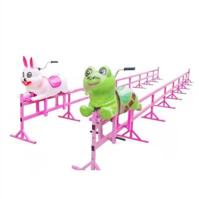 新款网红无动力游乐设备亲子龟兔赛跑小猪快跑户外拓展乐园规划