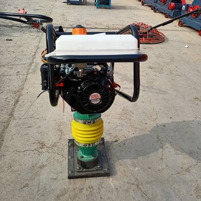 小型电动冲击夯厂家久恒手扶式地面打夯机山东建筑地基冲击夯