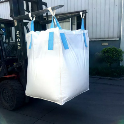 PP Big Bag Cross Corner Loop Starch Big Bag Orange PP Woven Fabric PP Big Bag Agricultural Bag