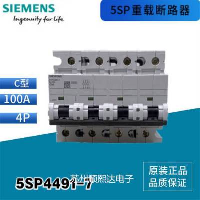 西门子重载微型断路器 2P D100A 10KA 400V 空气开关 5SP4291-8来电咨询
