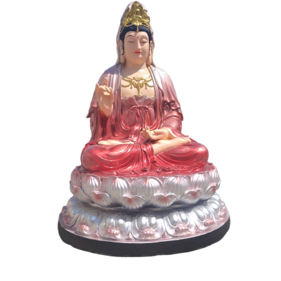 1.1米观音菩萨神像 观音大士坐像 景区寺庙供奉观世音佛像