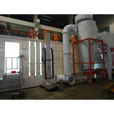 大旋风粉末二级回收系统喷粉房