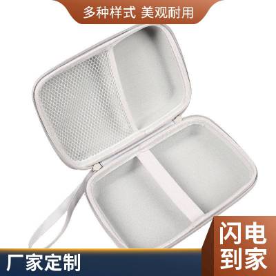厂家出售3C配件产品仪器收纳PU拉链包装盒 移动电源EVA箱包