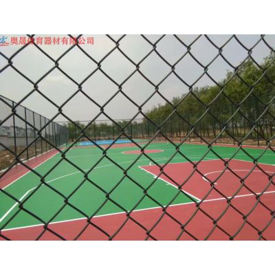 长沙小区篮球场尼龙围网零售批发 益阳社区运动场所镀锌丝围网建设安装