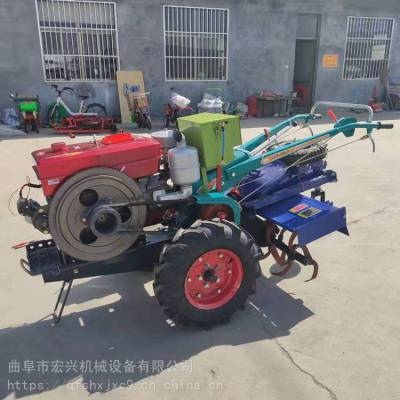 好操作汽油旋耕机 柴油土地耕整机 座驾式四驱旋耕机