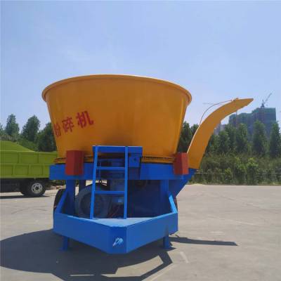 圆筒式草捆粉碎机 旋转式粉碎机 秸秆破碎设备