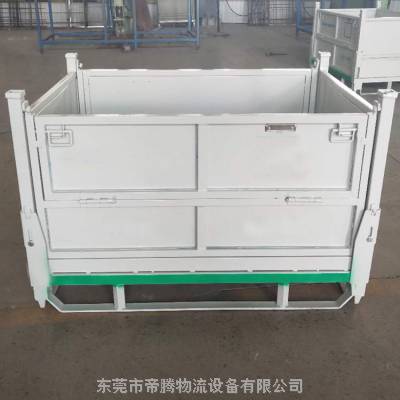 金属箱 折叠式周转箱 可堆式周转箱 钢制料箱支持定制
