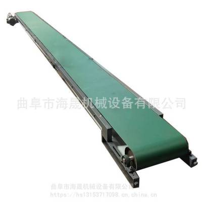 PU皮带上料输送机 水泥移动式皮带机 沙石电动升降皮带输送机