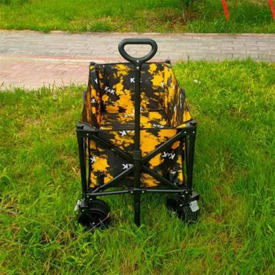 聚拢式露营车户外营地折叠拉杆车钓鱼郊游野营野餐小拉车