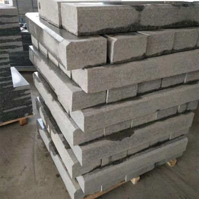 珍珠灰河南灰深灰色花岗岩路沿石路缘石路平石