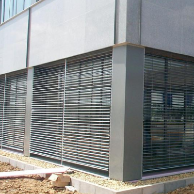 【建筑外墙智能电动百叶窗 电动户外百叶 户外c型百叶】价格_厂家