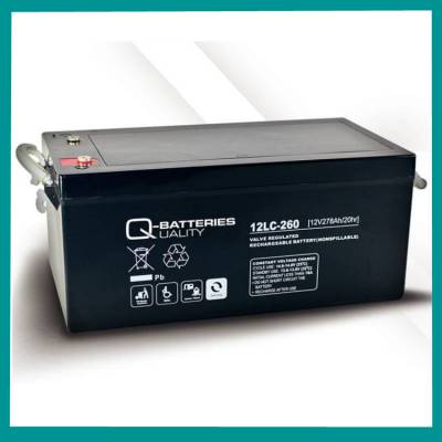 德国Q-BATTERIES蓄电池12LC-260直流屏叉车储能UPS电源