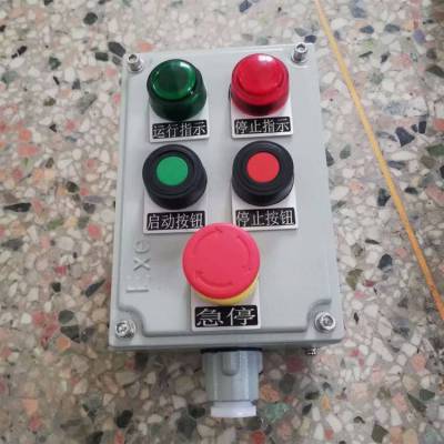 定制三防按钮箱表面静电喷塑防水防尘防腐操作柱挂壁式加厚外壳