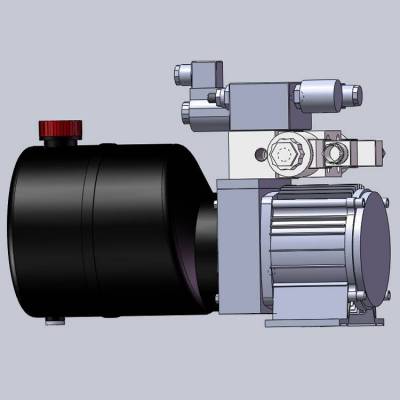 SKBTFLUID牌48V1000W-6L无刷电机电动环卫车液压动力单元