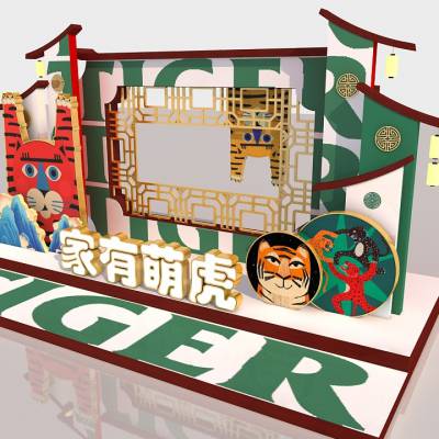 石家庄商场美陈制作 广场景观雕塑雕刻 玻璃钢造型设计制作