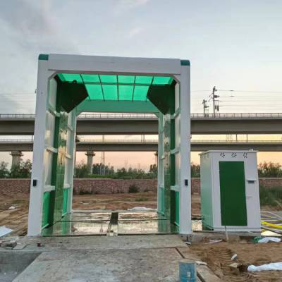 建筑工地高压冲洗平台 朗坤机械垃圾填埋厂洗车平台