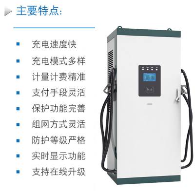 【粤万通】汽车充电桩 60kw双枪充电桩 充满自停快充桩生产商