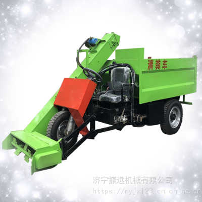 清粪车 牛场三轮清粪车价格 操作视频