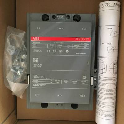 原装全新ABB直流交流AF205-30-11低压AF系列三极四极通用接触器