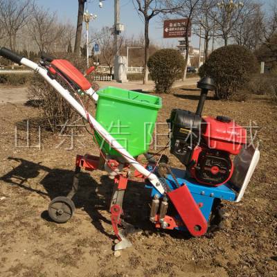 新款手扶式茶园施肥趟地机 柴油链轨式耘耕机 多功能汽油播种机