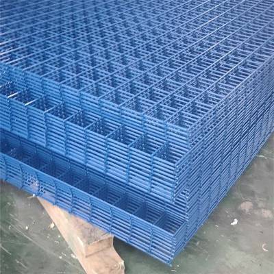 安平联利供应喷塑铁丝网片 蓝色焊接网片 铁丝装饰网格