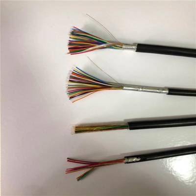 RS-485双绞屏蔽线2*14AWG HSYV50*2*0.9大对数电缆UTP22 2*0.5