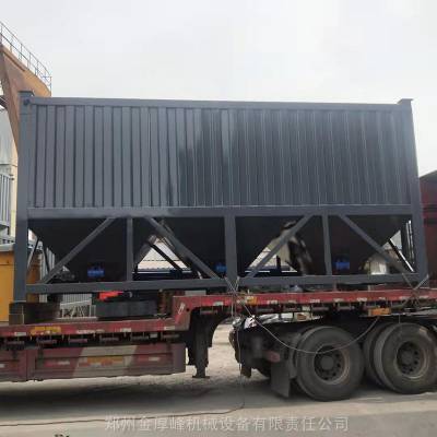 50吨卧式水泥罐 免基础式方形水泥仓 储存水泥粉煤灰