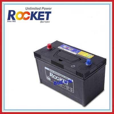 韩国ROCKET火箭蓄电池SMF 1000RA 12V100AH 汽车 船舶启动电源 铅酸免维护