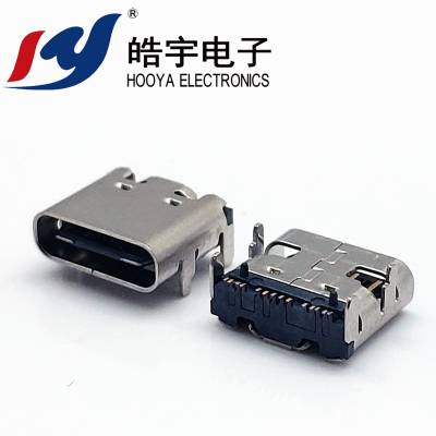 USB插座 现货供应type-c母座 电子充电口