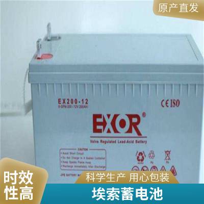 EXOR埃索蓄电池EX250-12 机房储能EX200-12 EX150-12直流屏UPS电源