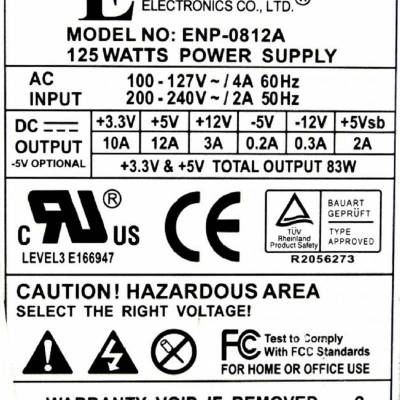 ENP-0812A ENP-7015B 小1U 开关电源 Enhance益衡 工控机电源