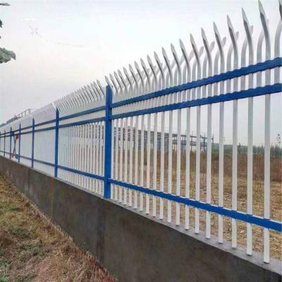 小区防攀爬锌钢围栏护栏 庭院栅栏博森支持定制异形规格尺寸