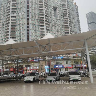 湖州市管桁架膜结构舞台主席台看台设计、安装