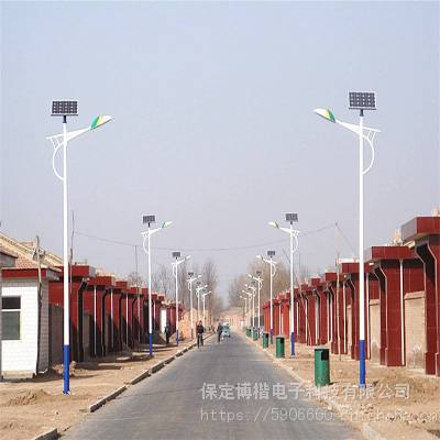 西安市太阳能路灯LED42W路灯图片 厂区 8米太阳能路灯生产