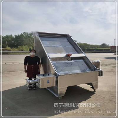 不锈钢固体液体分离机 斜筛牛粪脱水机 有机肥处理处理机