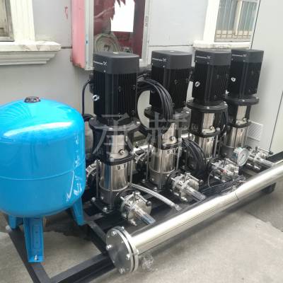 恒压变频给水泵组一用一备CR20-17 立式不锈钢高压水泵上海供应