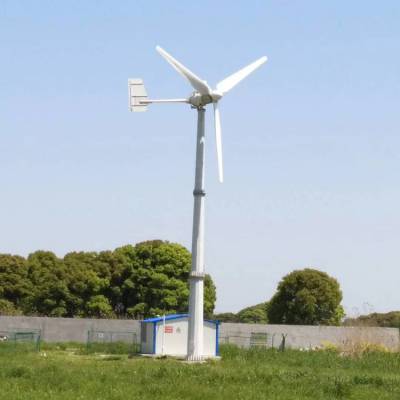云浮郁南县水平轴风力发电机 10千瓦风力发电机厂家质保两年