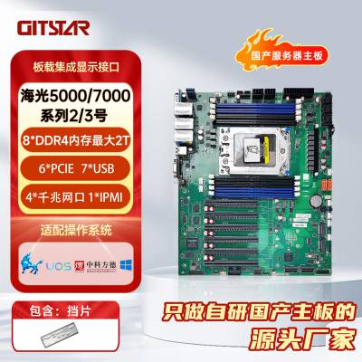 GITSTAR集特 国产海光5000/7000系列CPU服务器主板GS0-5001